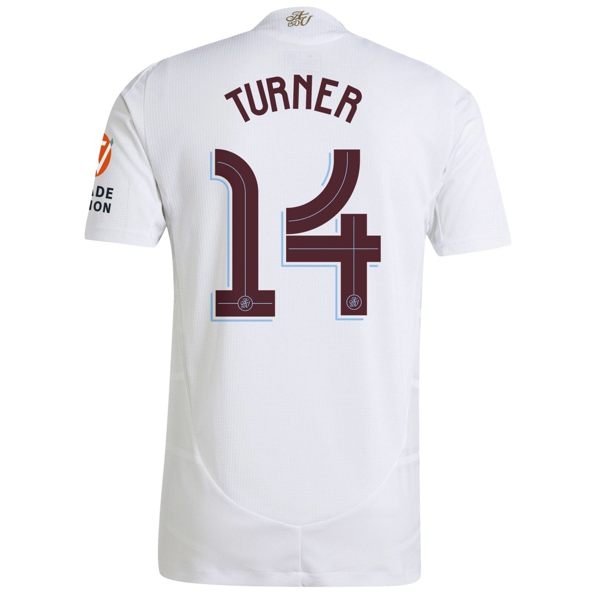 Aston Villa Shirts - aston villa adidas away authentic shirt 2024-25 with turner 14 cup printing Collection of Official Fan Gear