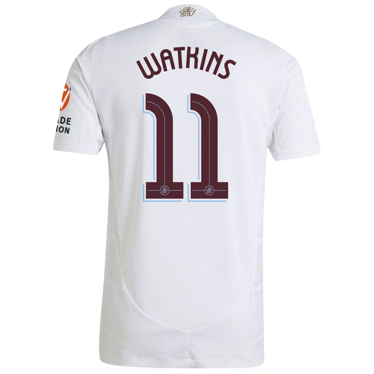 Aston Villa Shirts - aston villa adidas away authentic shirt 2024-25 with watkins 11 cup printing Collection of Official Fan Gear