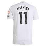 Aston Villa Shirts - aston villa adidas away authentic shirt 2024-25 with watkins 11 printing Collection of Official Fan Gear