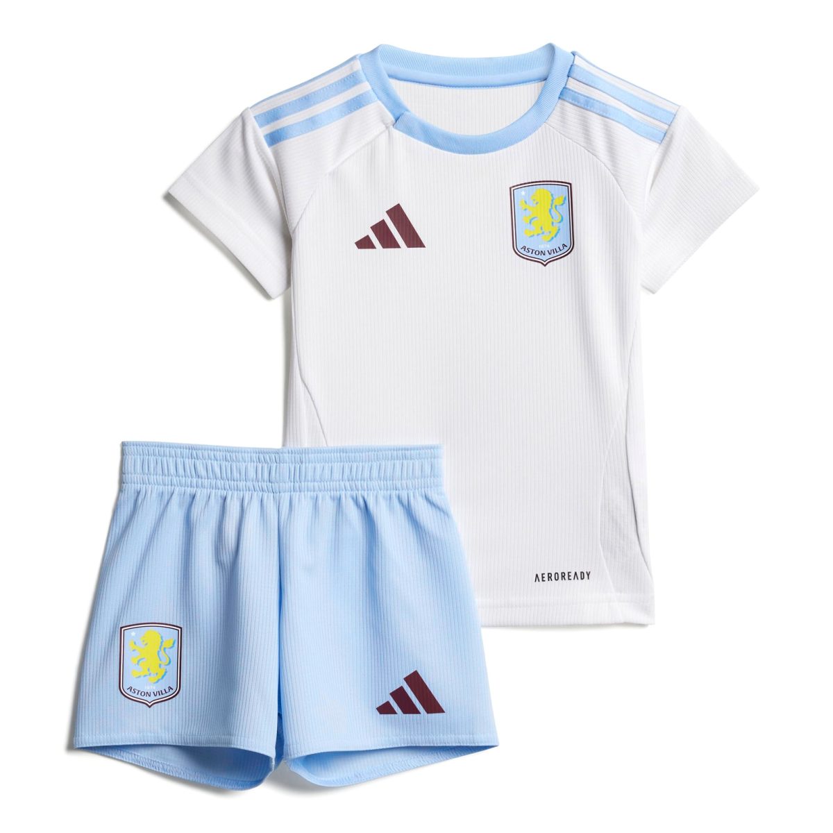 Aston Villa Shirts - aston villa adidas away baby kit 2024-25 with custom printing Collection of Official Fan Gear