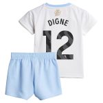 Aston Villa Shirts - aston villa adidas away baby kit 2024-25 with digne 12 printing Collection of Official Fan Gear