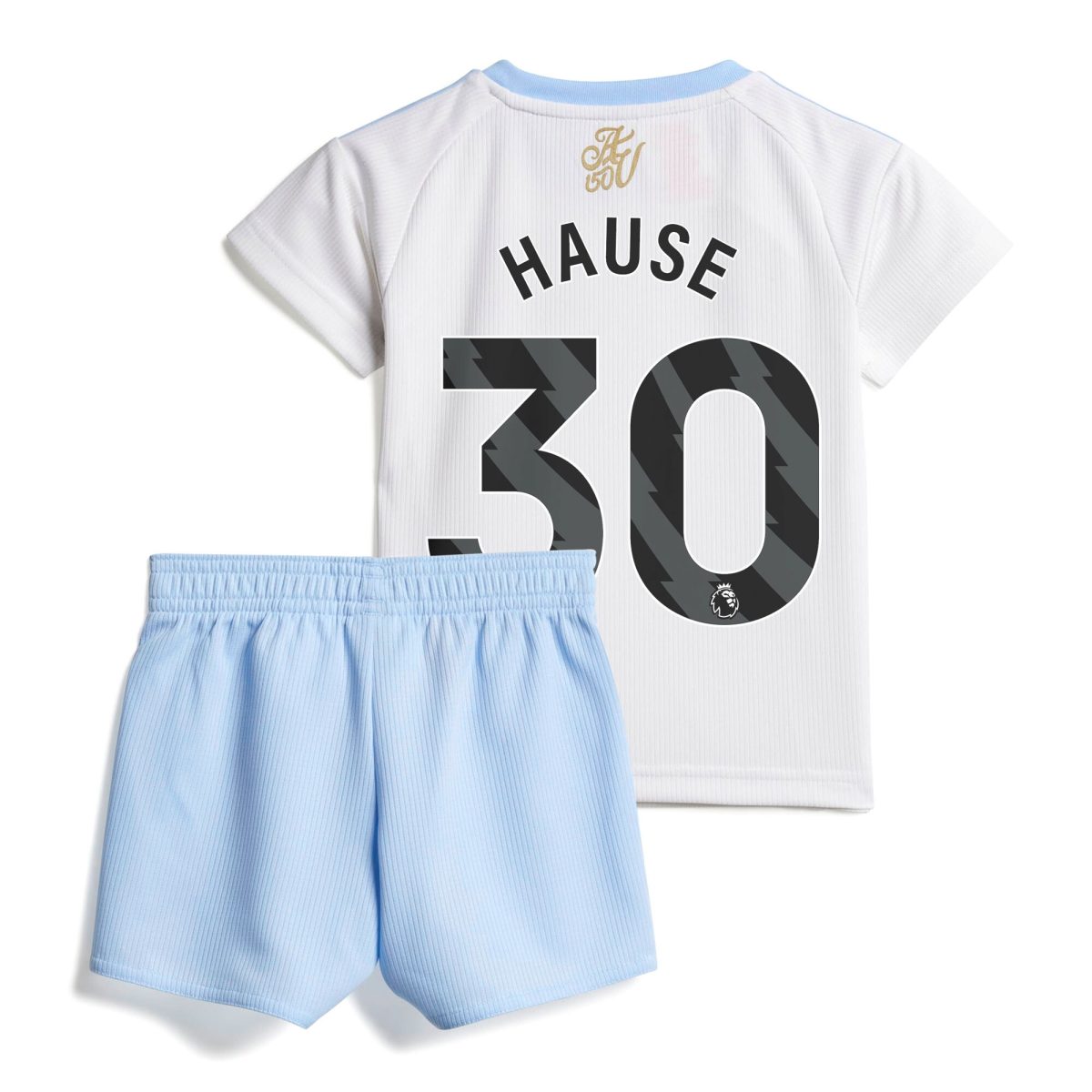 Aston Villa Shirts - aston villa adidas away baby kit 2024-25 with hause 30 printing Collection of Official Fan Gear