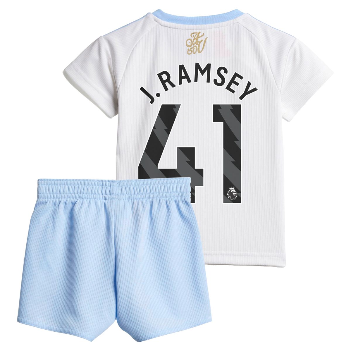 Aston Villa Shirts - aston villa adidas away baby kit 2024-25 with j. ramsey 41 printing Collection of Official Fan Gear