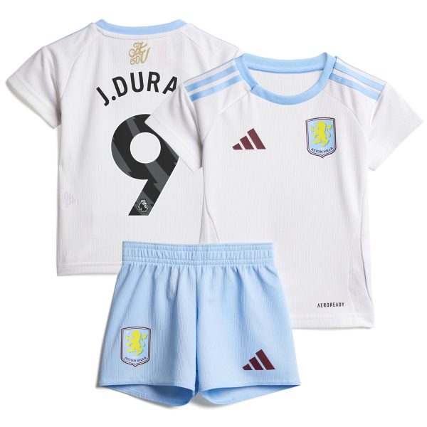 Aston Villa Shirts - aston villa adidas away baby kit 2024-25 with j.duran 9 printing Collection of Official Fan Gear