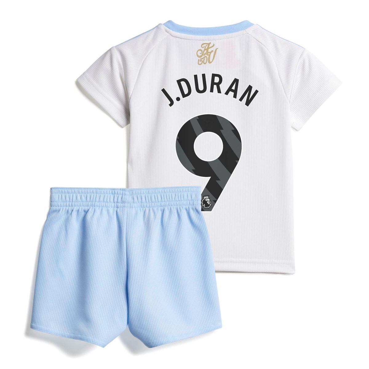 Aston Villa Shirts - aston villa adidas away baby kit 2024-25 with j.duran 9 printing Collection of Official Fan Gear