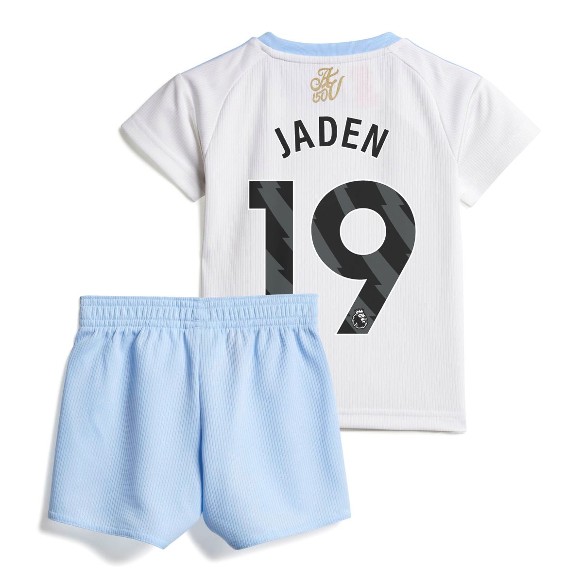 Aston Villa Shirts - aston villa adidas away baby kit 2024-25 with jaden 19 printing Collection of Official Fan Gear