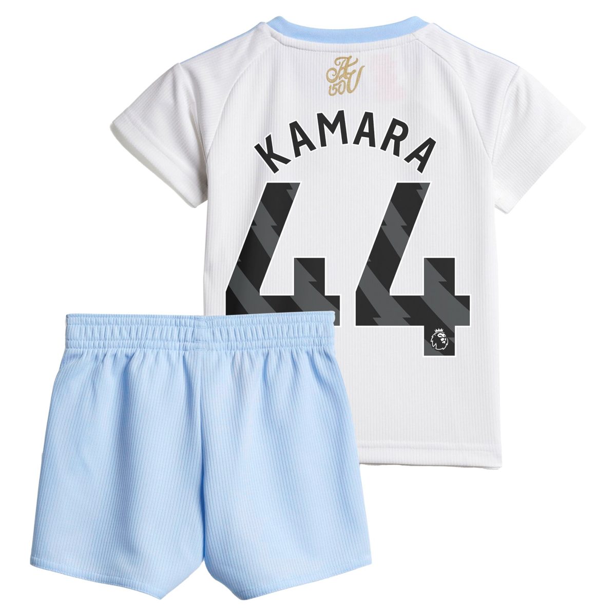 Aston Villa Shirts - aston villa adidas away baby kit 2024-25 with kamara 44 printing Collection of Official Fan Gear