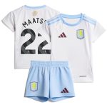 Aston Villa Shirts - aston villa adidas away baby kit 2024-25 with maatsen 22 printing Collection of Official Fan Gear