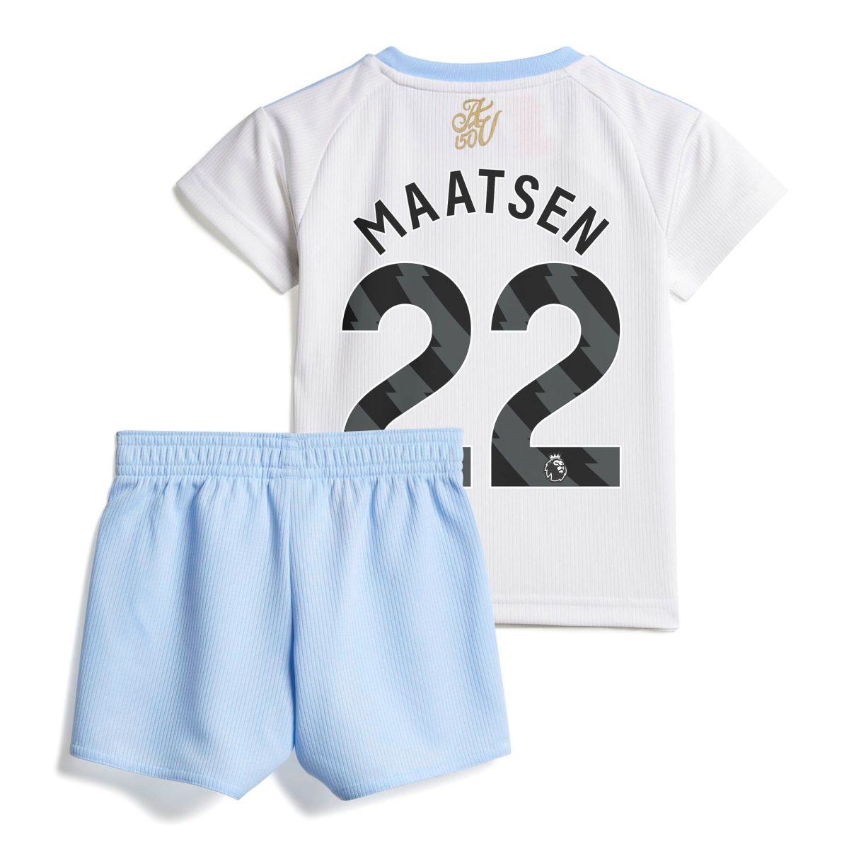 Aston Villa Shirts - aston villa adidas away baby kit 2024-25 with maatsen 22 printing Collection of Official Fan Gear