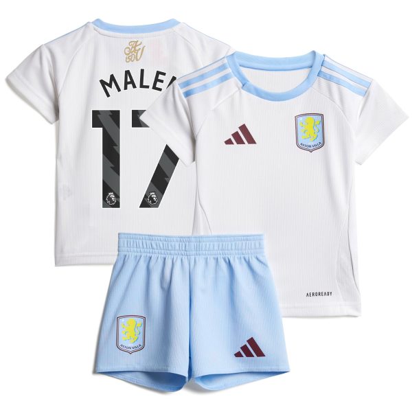 Aston Villa Shirts - aston villa adidas away baby kit 2024-25 with malen 17 printing Collection of Official Fan Gear
