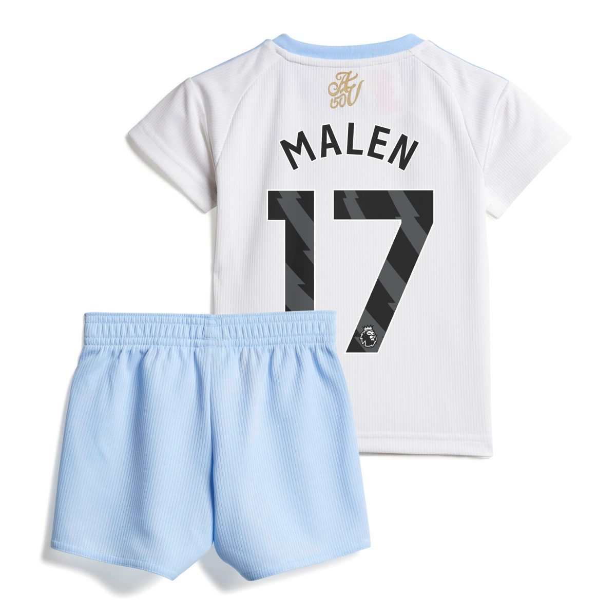 Aston Villa Shirts - aston villa adidas away baby kit 2024-25 with malen 17 printing Collection of Official Fan Gear