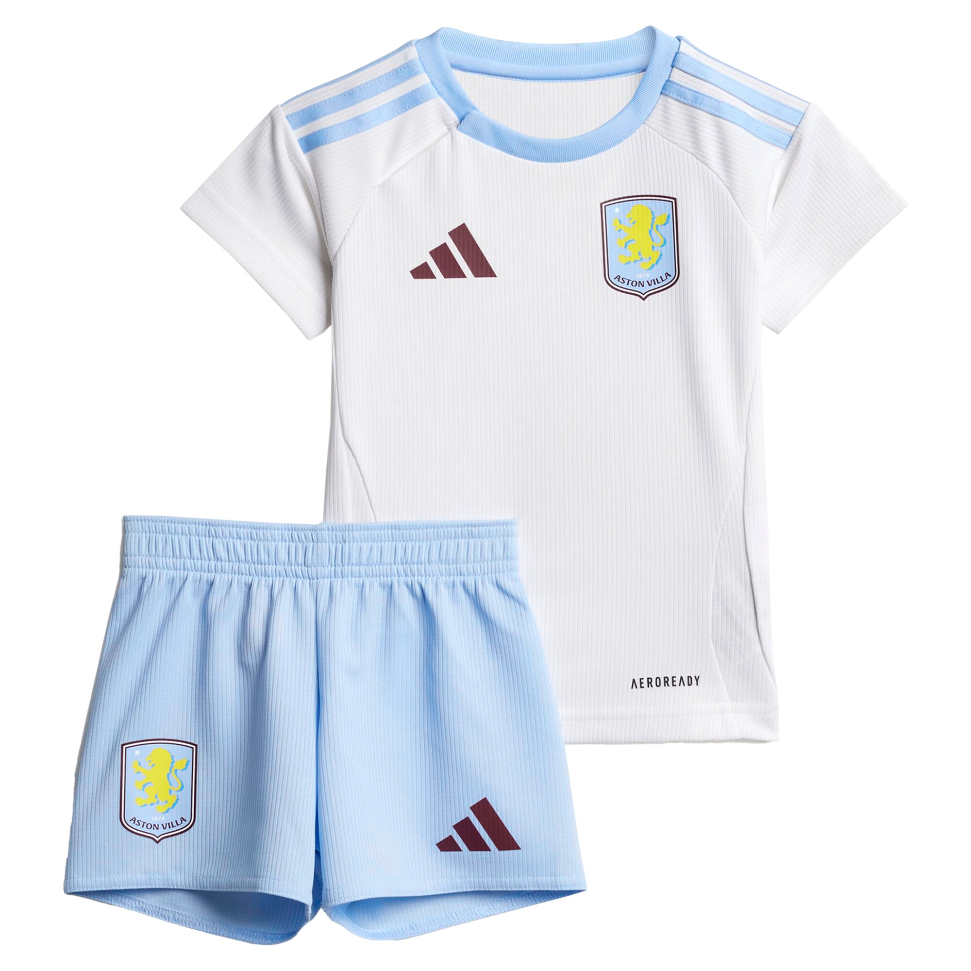 Aston Villa Shirts - aston villa adidas away baby kit 2024-25 with mcginn 7 printing Collection of Official Fan Gear