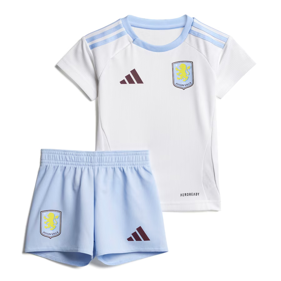 Aston Villa Shirts - aston villa adidas away baby kit 2024-25 with rashford 9 printing Collection of Official Fan Gear