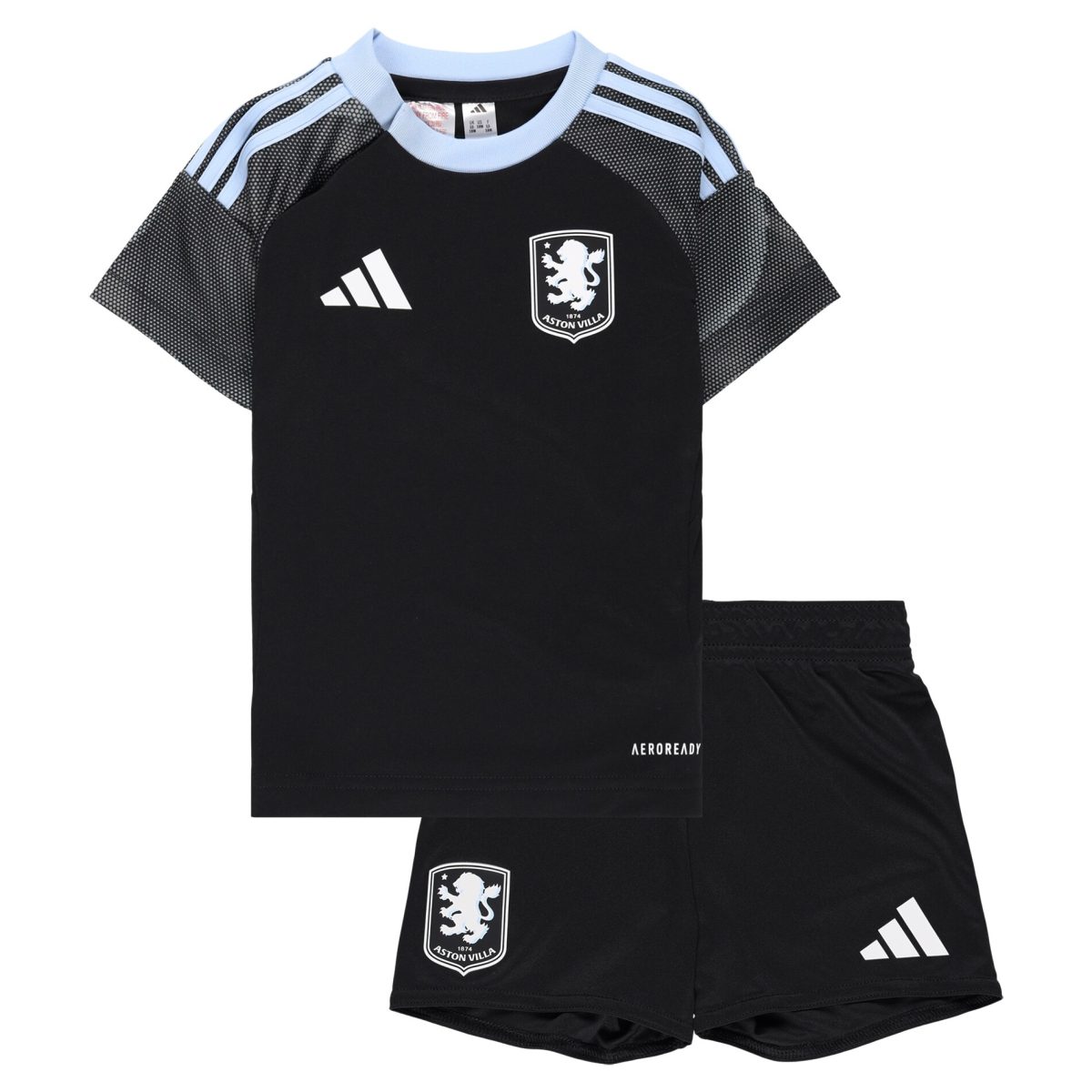 Aston Villa Shirts - aston villa adidas away baby kit 2025-26 with custom printing Collection of Official Fan Gear