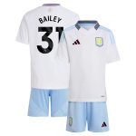 Aston Villa Shirts - aston villa adidas away mini kit 2024-25 with bailey 31 printing Collection of Official Fan Gear