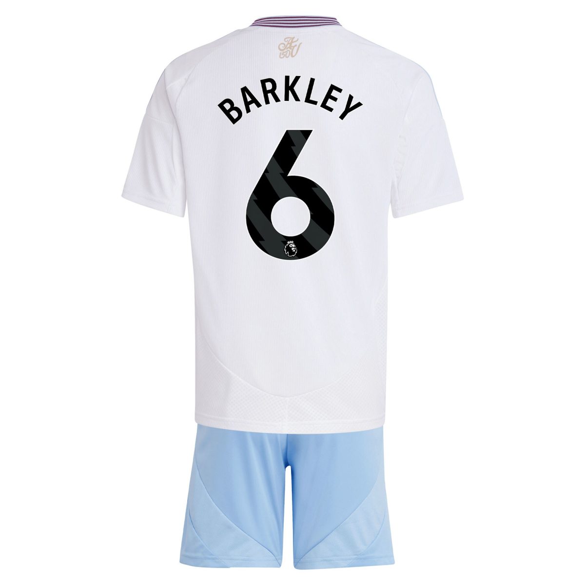 Aston Villa Shirts - aston villa adidas away mini kit 2024-25 with barkley 6 printing Collection of Official Fan Gear