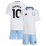 Aston Villa Shirts - aston villa adidas away mini kit 2024-25 with buendia 10 printing Collection of Official Fan Gear