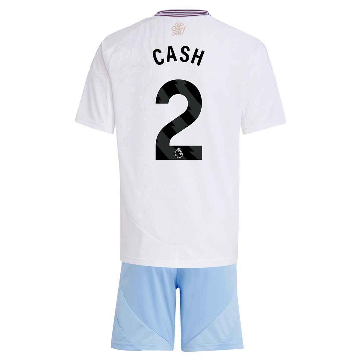 Aston Villa Shirts - aston villa adidas away mini kit 2024-25 with cash 2 printing Collection of Official Fan Gear