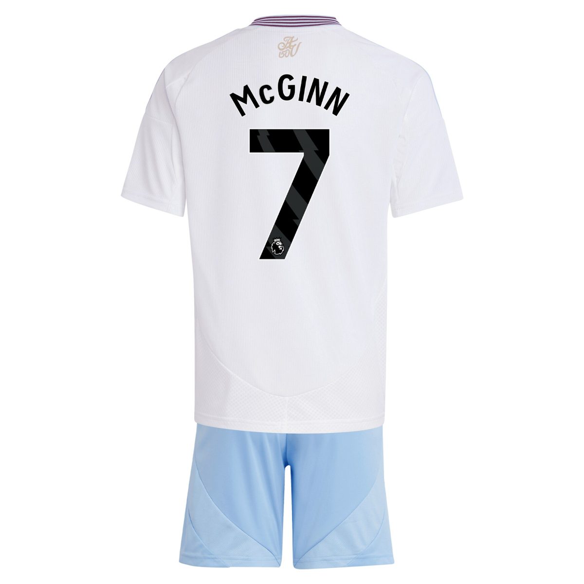 Aston Villa Shirts - aston villa adidas away mini kit 2024-25 with mcginn 7 printing Collection of Official Fan Gear