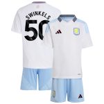 Aston Villa Shirts - aston villa adidas away mini kit 2024-25 with swinkels 50 printing Collection of Official Fan Gear