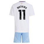 Aston Villa Shirts - aston villa adidas away mini kit 2024-25 with watkins 11 printing Collection of Official Fan Gear