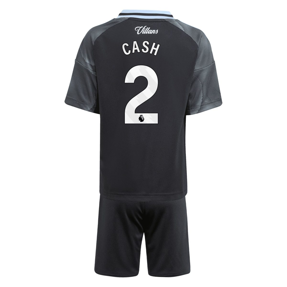 Aston Villa Shirts - aston villa adidas away mini kit 2025-26 with cash 2 printing Collection of Official Fan Gear