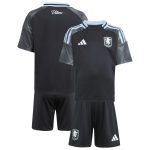 Aston Villa Shirts - aston villa adidas away mini kit 2025-26 with custom printing Collection of Official Fan Gear