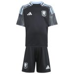 Aston Villa Shirts - aston villa adidas away mini kit 2025-26 with custom printing Collection of Official Fan Gear