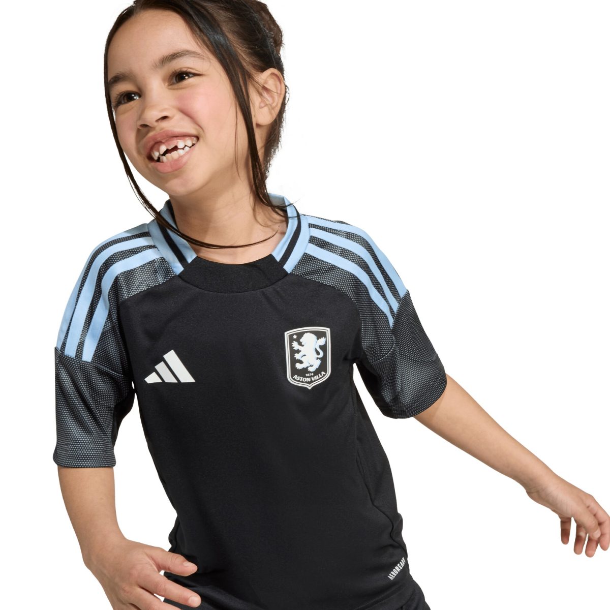 Aston Villa Shirts - aston villa adidas away mini kit 2025-26 with custom printing Collection of Official Fan Gear
