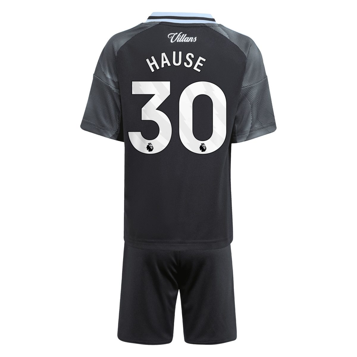 Aston Villa Shirts - aston villa adidas away mini kit 2025-26 with hause 30 printing Collection of Official Fan Gear