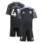 Aston Villa Shirts - aston villa adidas away mini kit 2025-26 with j. ramsey 41 printing Collection of Official Fan Gear