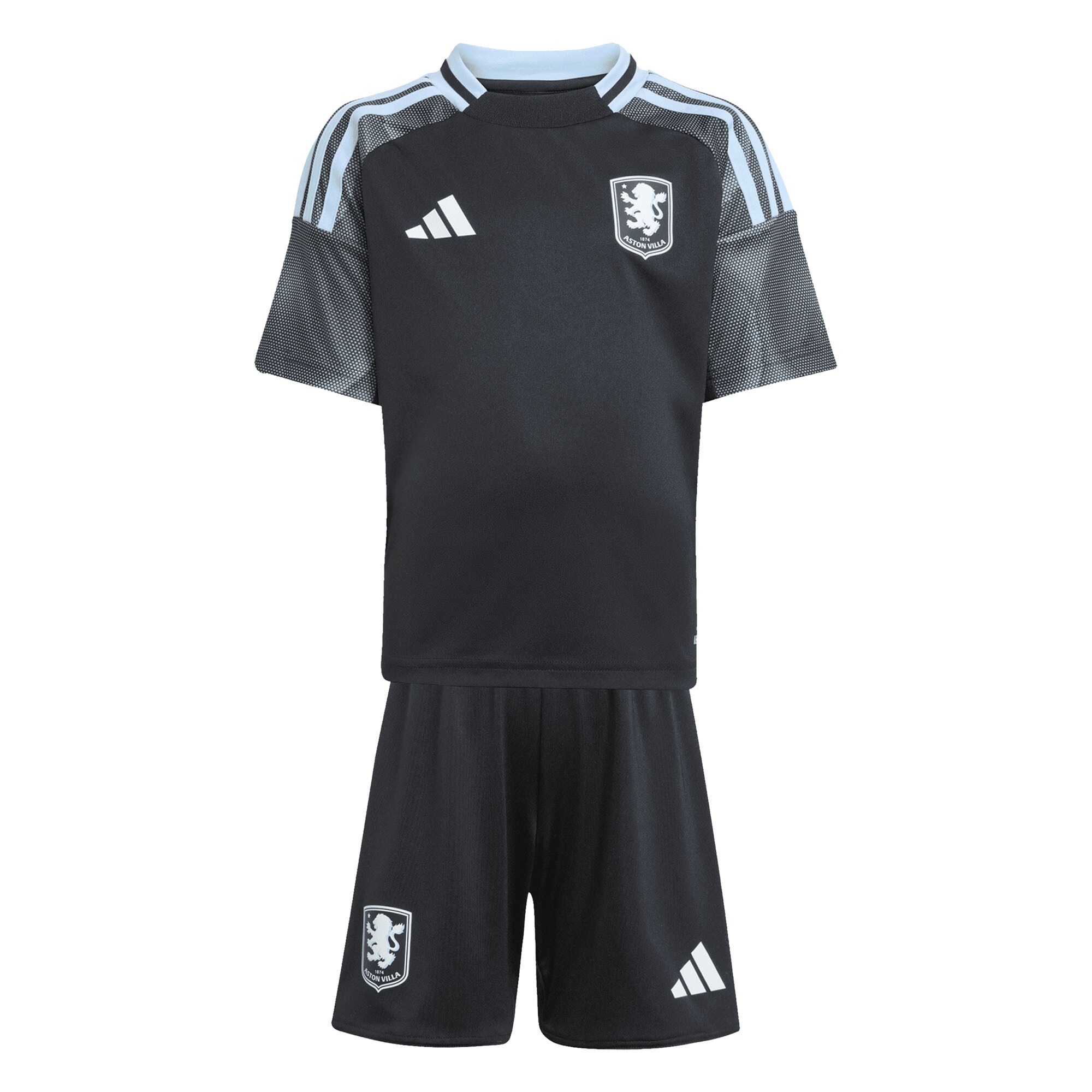 Aston Villa Shirts - aston villa adidas away mini kit 2025-26 with mcginn 7 printing Collection of Official Fan Gear