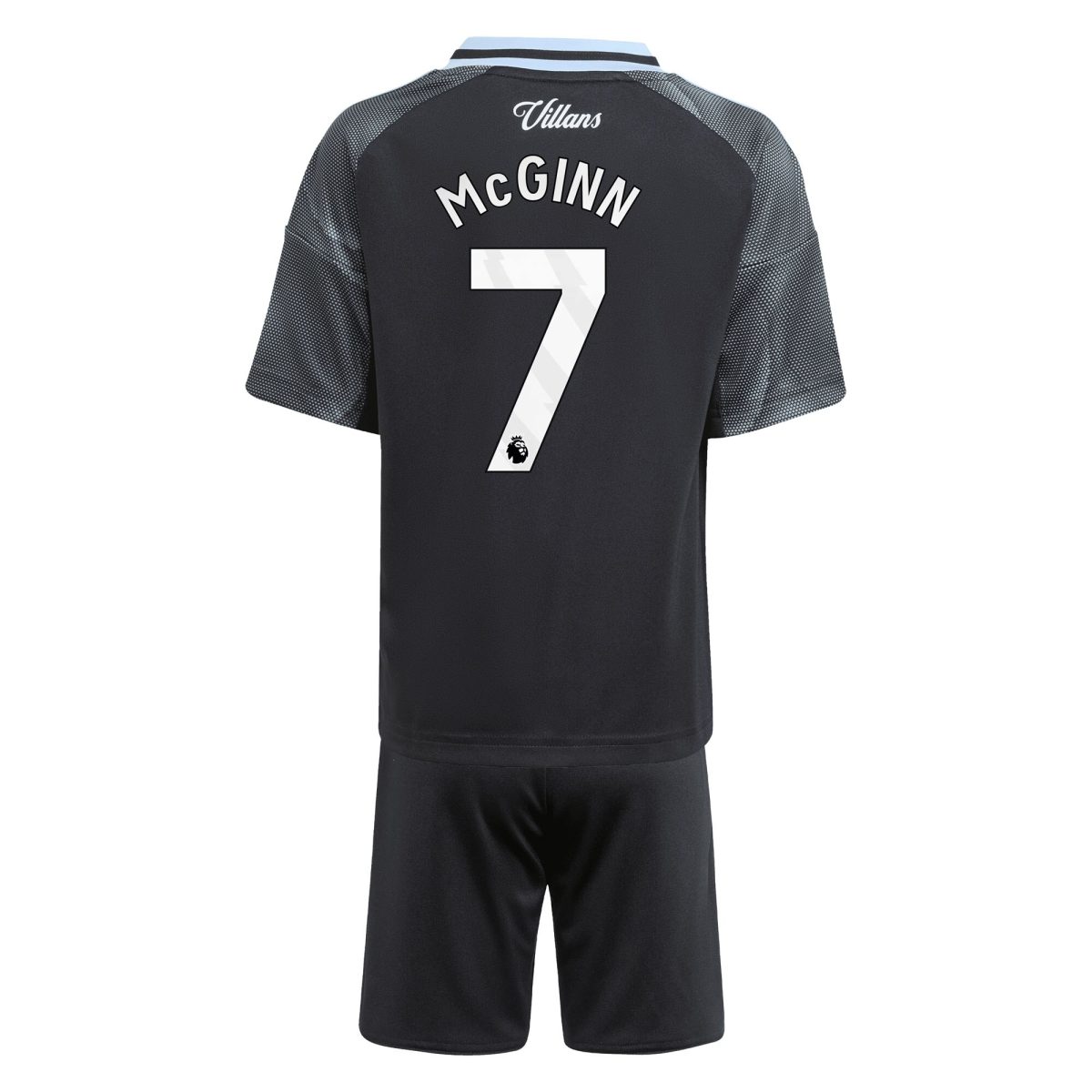 Aston Villa Shirts - aston villa adidas away mini kit 2025-26 with mcginn 7 printing Collection of Official Fan Gear
