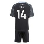 Aston Villa Shirts - aston villa adidas away mini kit 2025-26 with pau 14 printing Collection of Official Fan Gear