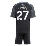 Aston Villa Shirts - aston villa adidas away mini kit 2025-26 with rogers 27 printing Collection of Official Fan Gear