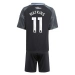 Aston Villa Shirts - aston villa adidas away mini kit 2025-26 with watkins 11 printing Collection of Official Fan Gear