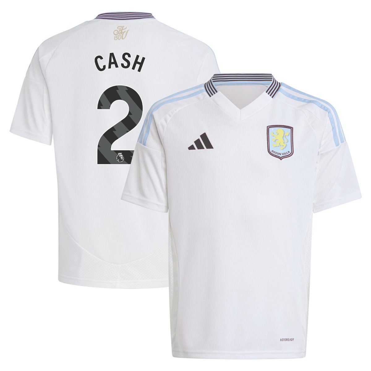 Aston Villa Shirts - aston villa adidas away shirt 2024-25 – kids with cash 2 printing Collection of Official Fan Gear