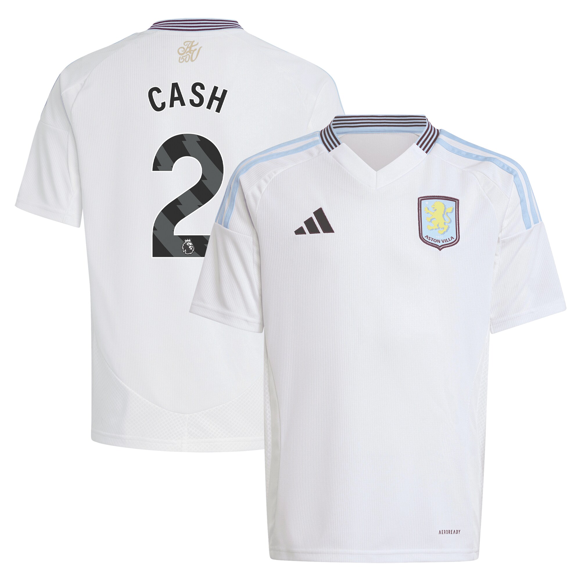 Aston Villa Shirts - aston villa adidas away shirt 2024-25 – kids with cash 2 printing Collection of Official Fan Gear