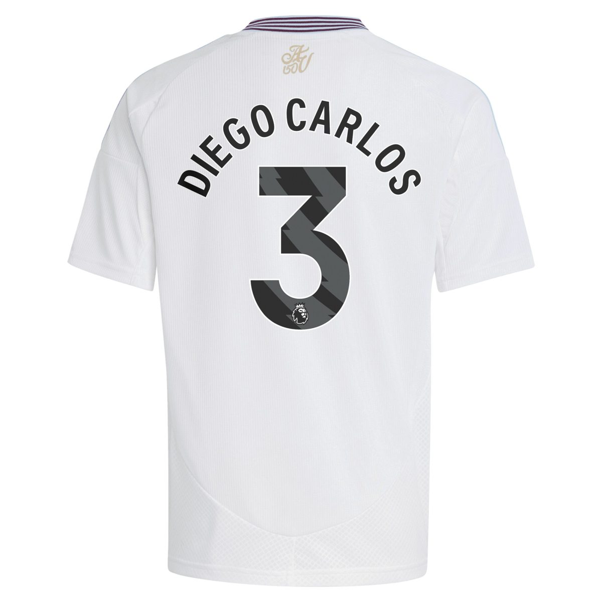 Aston Villa Shirts - aston villa adidas away shirt 2024-25 – kids with diego carlos 3 printing Collection of Official Fan Gear