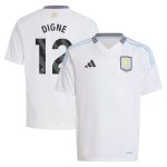 Aston Villa Shirts - aston villa adidas away shirt 2024-25 – kids with digne 12 printing Collection of Official Fan Gear