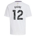 Aston Villa Shirts - aston villa adidas away shirt 2024-25 – kids with digne 12 printing Collection of Official Fan Gear