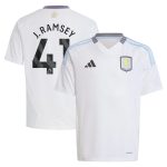 Aston Villa Shirts - aston villa adidas away shirt 2024-25 – kids with j. ramsey 41 printing Collection of Official Fan Gear