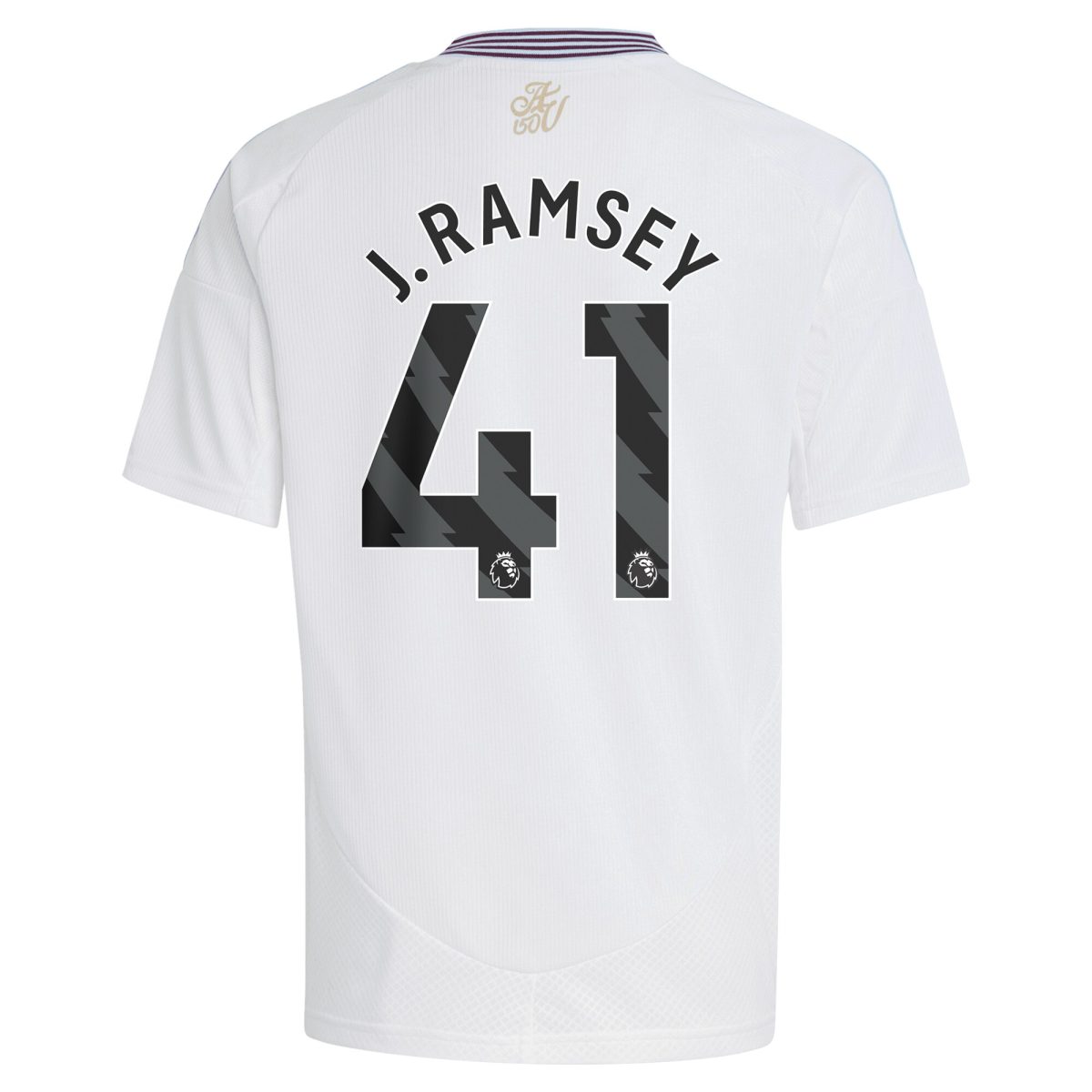 Aston Villa Shirts - aston villa adidas away shirt 2024-25 – kids with j. ramsey 41 printing Collection of Official Fan Gear