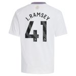 Aston Villa Shirts - aston villa adidas away shirt 2024-25 – kids with j. ramsey 41 printing Collection of Official Fan Gear