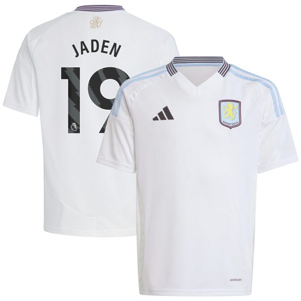 Aston Villa Shirts - aston villa adidas away shirt 2024-25 – kids with jaden 19 printing Collection of Official Fan Gear