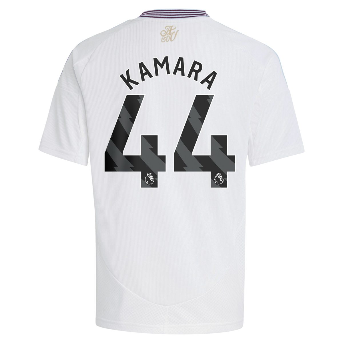 Aston Villa Shirts - aston villa adidas away shirt 2024-25 – kids with kamara 44 printing Collection of Official Fan Gear