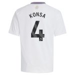 Aston Villa Shirts - aston villa adidas away shirt 2024-25 – kids with konsa 4 printing Collection of Official Fan Gear