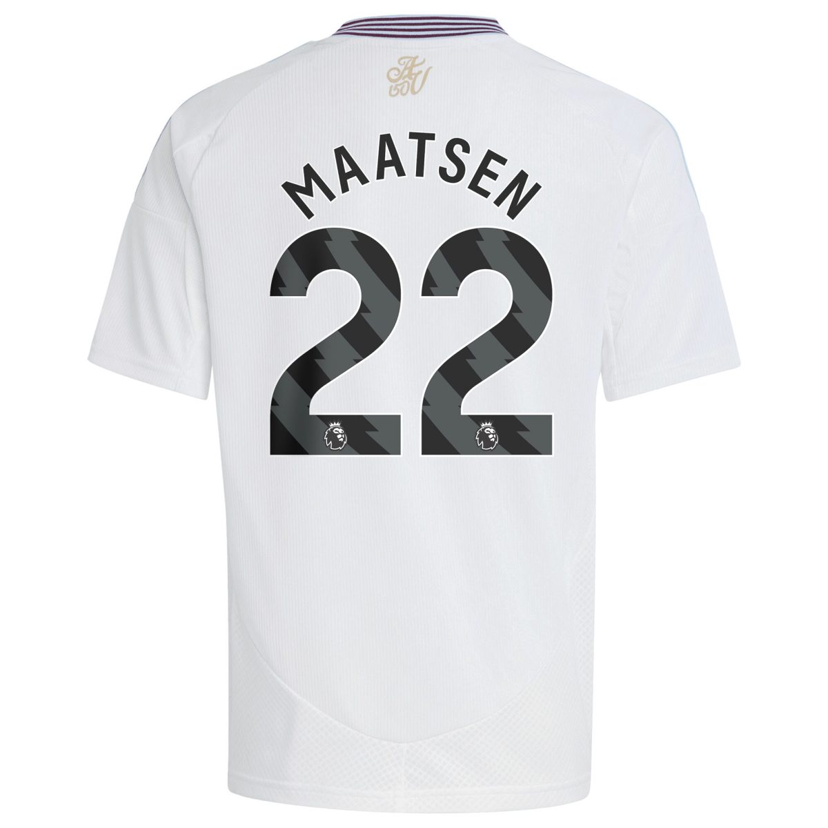 Aston Villa Shirts - aston villa adidas away shirt 2024-25 – kids with maatsen 22 printing Collection of Official Fan Gear