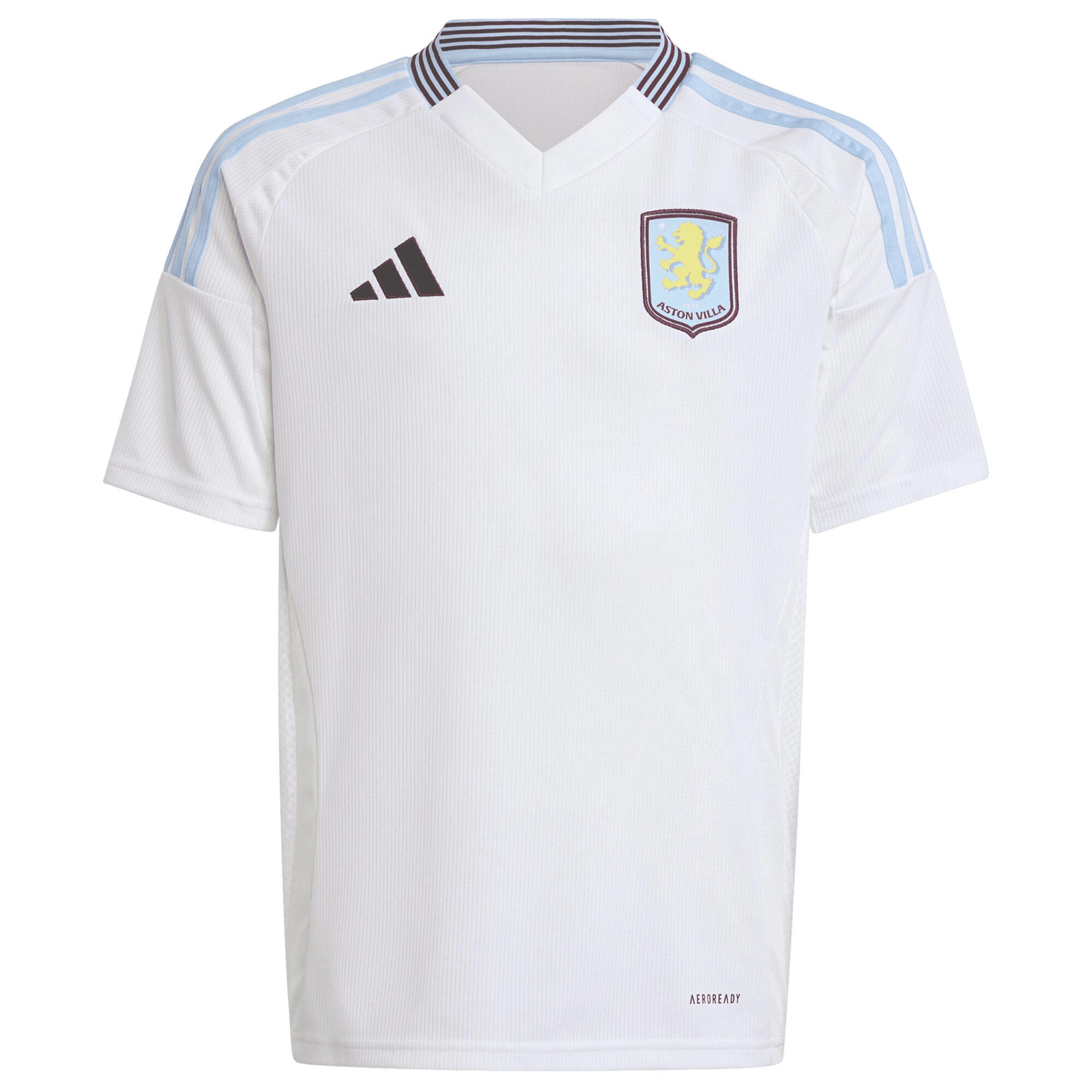 Aston Villa Shirts - aston villa adidas away shirt 2024-25 – kids with malen 17 printing Collection of Official Fan Gear