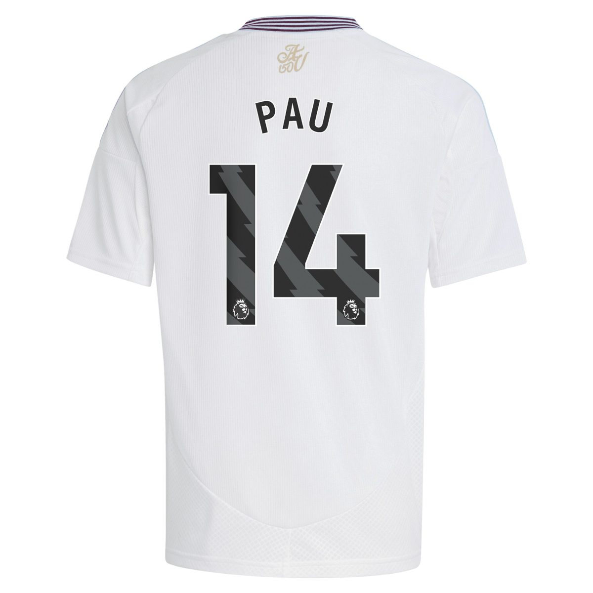 Aston Villa Shirts - aston villa adidas away shirt 2024-25 – kids with pau 14 printing Collection of Official Fan Gear
